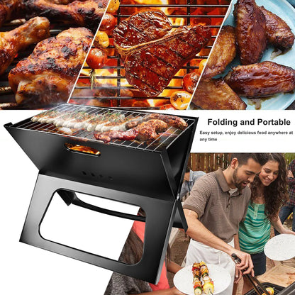 Foldable BBQ Grill Portable BBQ Barbecue Grill Camping Garden Outdoor Travel For Camping Picnic RV Travel - view 3