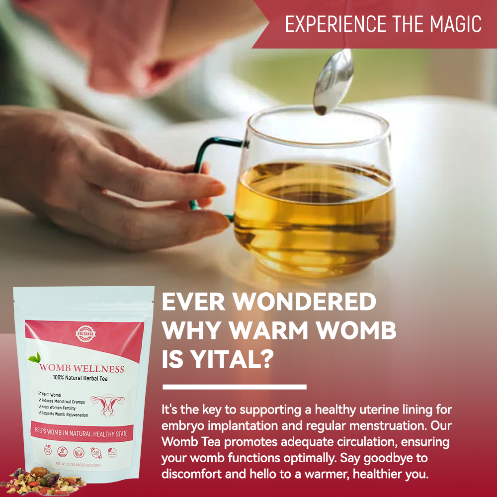 Chinaherbs Natural Womb Tea Female Period Menstrual Cramps Warmer Hormone Balance Glowing Beauty Care Packaged In Bag - view 3