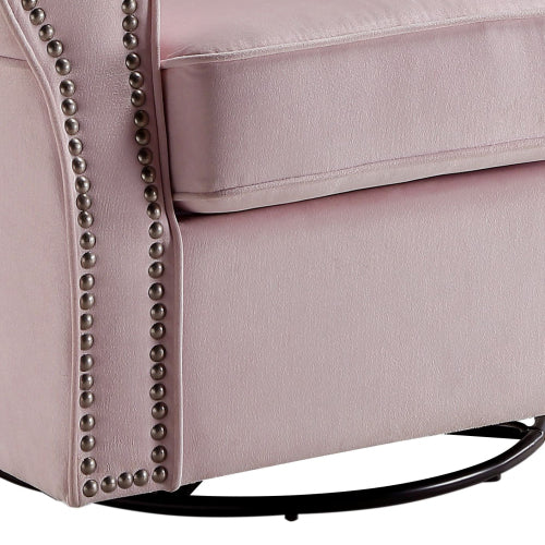 Tamaki Fabric Glider Chair With Swivel - view 2