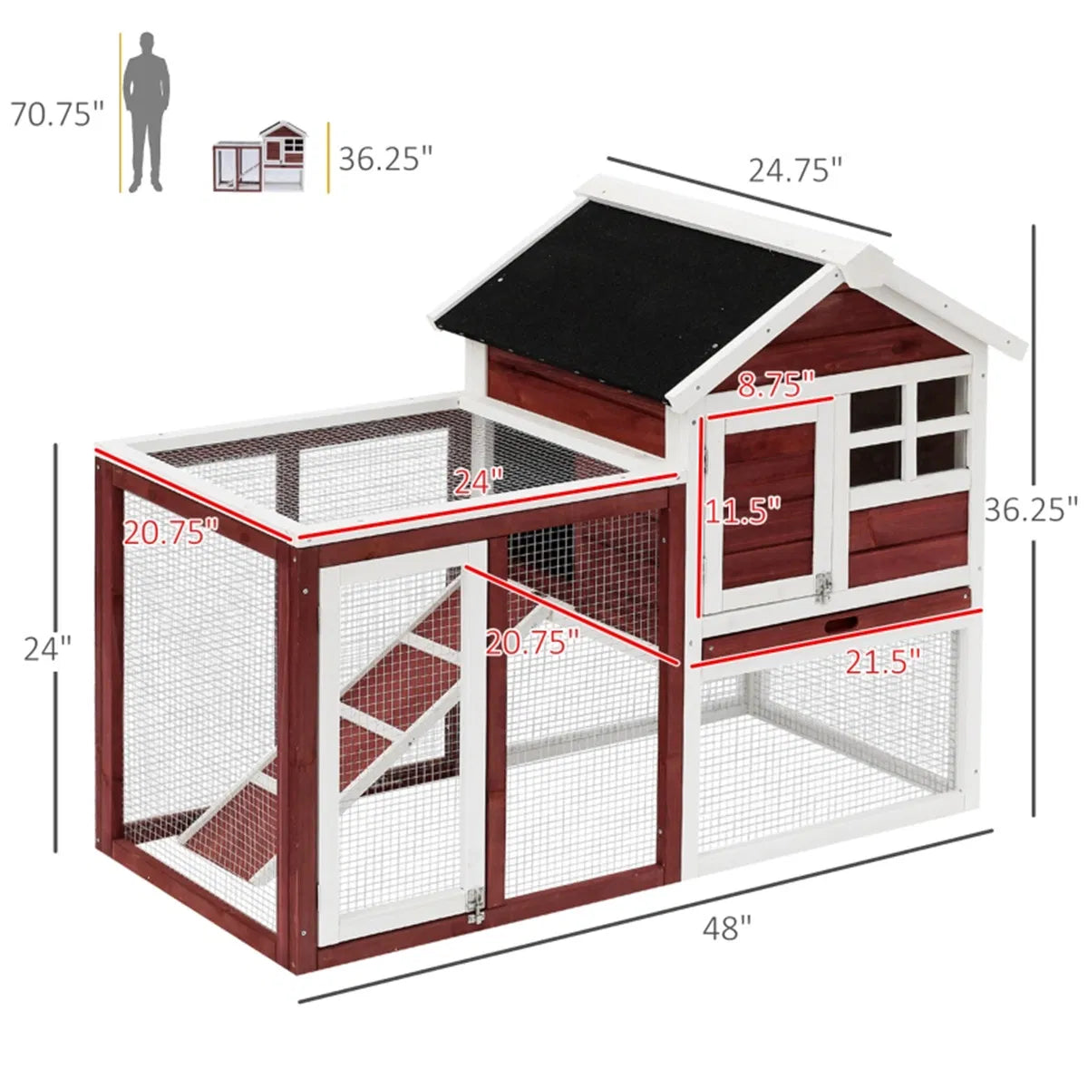 Small Animal Cage / Rabbit Hutch - view 3