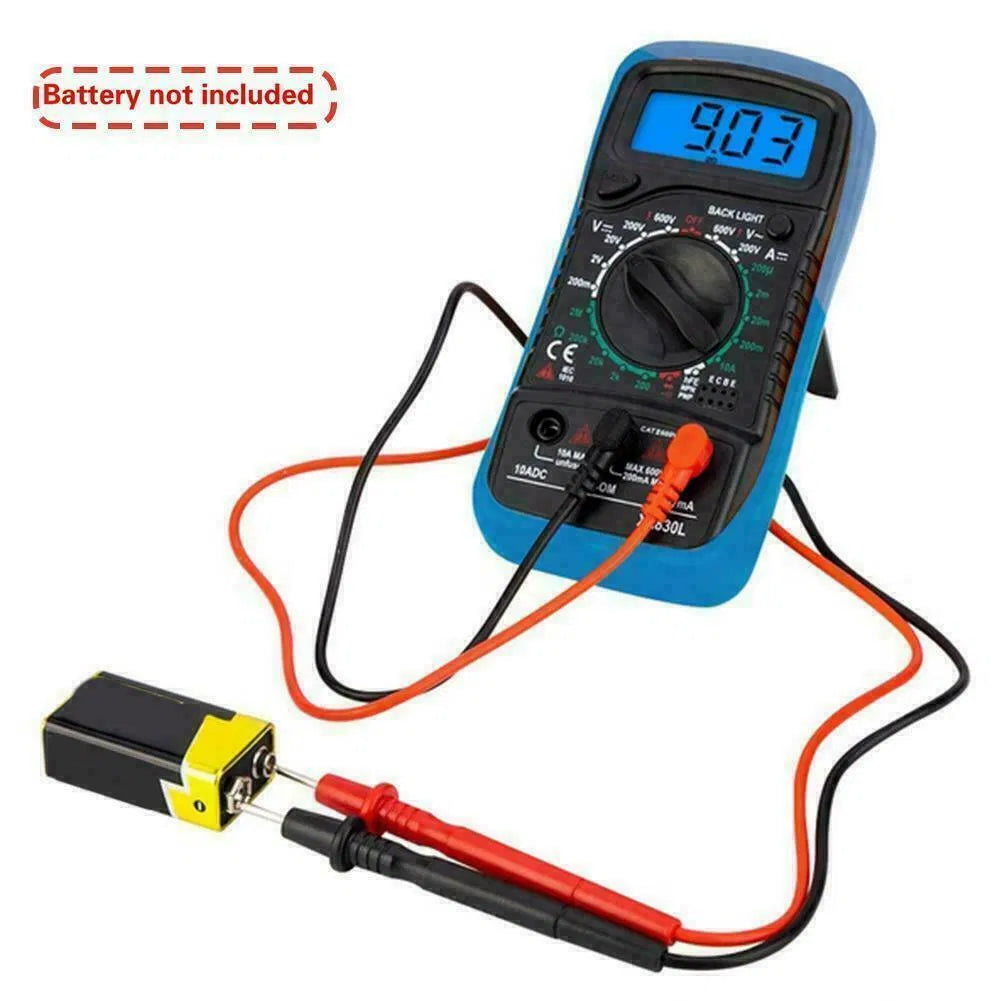 Digital Multimeter AC DC Voltmeter Ammeter Ohmmeter Volt Tester Meter XL830L USA - view 7
