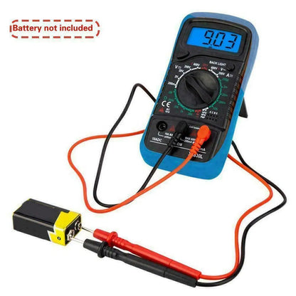 Digital Multimeter AC DC Voltmeter Ammeter Ohmmeter Volt Tester Meter XL830L USA - view 7