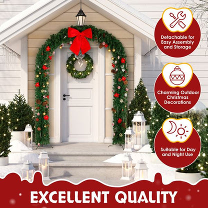 240x40x265cm PVC Christmas Arch - view 5