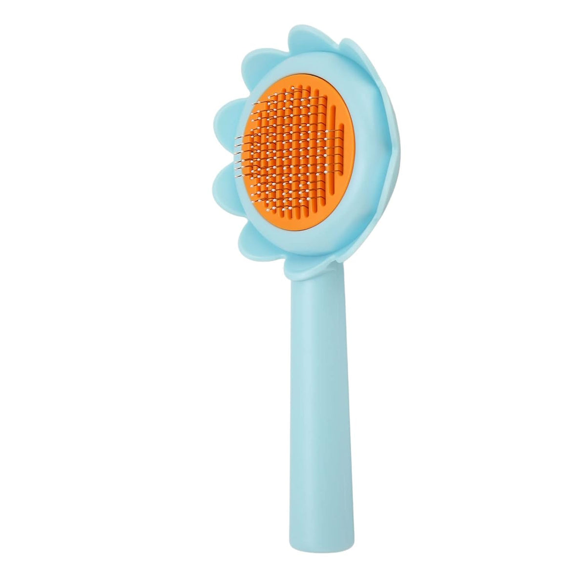 Cat Brush Dog Shedding Brush Flower Shape Stainless Steel Self Cleaning For Dog For Pet Supplies, Cat Grooming Brush - view 2