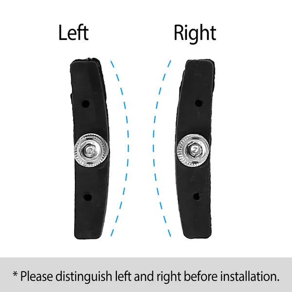 5 Pairs V Bike Brake Pads Road Mountain Bicycle V-Brake Blocks Set 70mm Non-Slip V Bicycle Stop Caliper - view 2