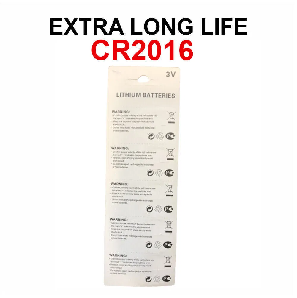 5 X CR 2016 CR2016 ECR2016 BR2016 LITHIUM COIN CELL Battery Exp 2029 NEW - view 2