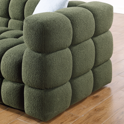 84.3 Length,35.83inch Deepth,human Body Structure For USA People, Marshmallow Sofa,boucle Sofa,3 Seater - view 6