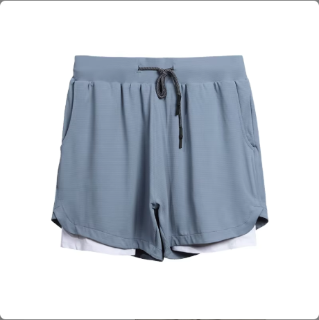 Gym Clothing Men Quick Dry 2 In 1 Gym Shorts Men Polyester Spandex Breathable Shorts Men Liner Running Fitness Shorts - view 8