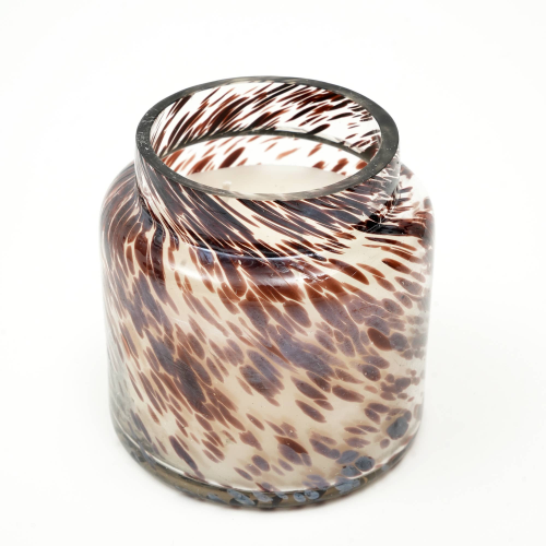 Splatter Pastel Glow Candle Elegant & Aromatic Wax Candle For Home & Office Long-Lasting Burn & Soothing Fragrance