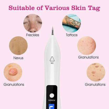 Skin Tag Repair Kit Portable Beauty Equipment Multi-Level With Home Usage USB Charging LCD Level Adjustable - view 5