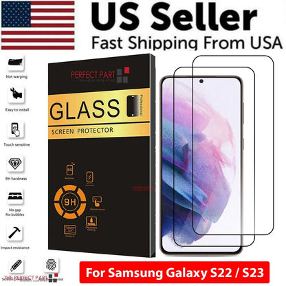1-3 PACK For Samsung Galaxy S22 S23 PLUS ULTRA Tempered Glass Screen Protector - view 2