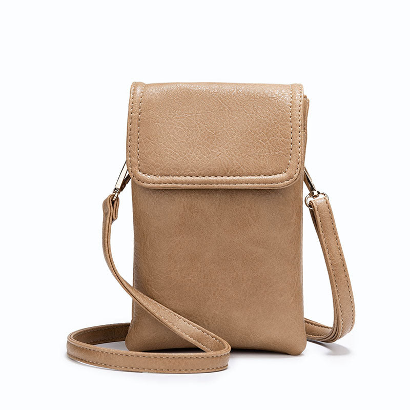 Women's Leather Phone Crossbody Bag - view 9