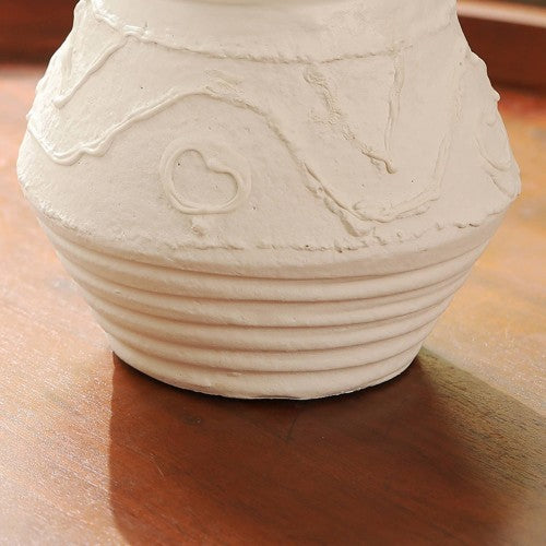 Organic Pattern Terracotta Candle Holder 5.2x5.2x5.5'' Rustic Candle Stand For Ambient Lighting - view 4