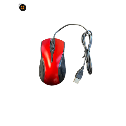 USB 2.0 Optical Wired Scroll Wheel Mouse For PC Laptop Notebook Desktop Red Mice - view 2