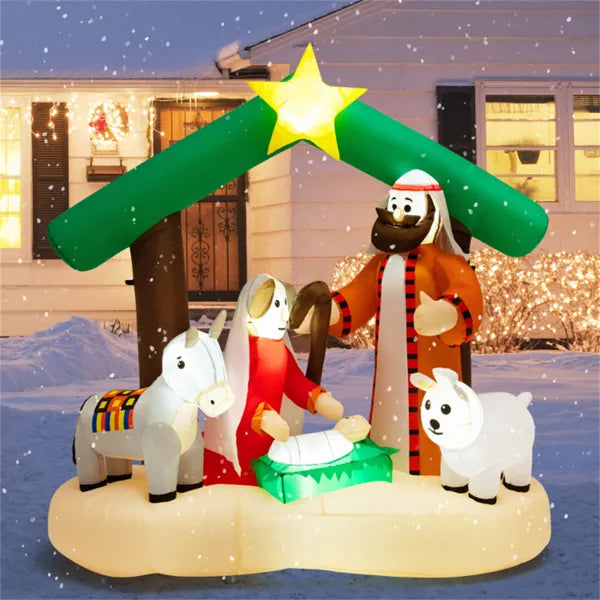 6.7 Feet Christmas Decoration With LED Lights - view 3