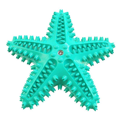 Dog Toys For Large Dogs Tooth Cleaning Chew Funny Interactive Training Starfish Toy Accessories Squeaky Toys TPR Toys - view 8