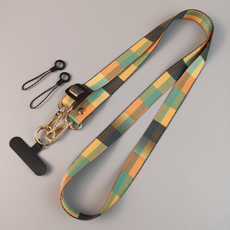 Women's Long Cross-body Retro Totem Pattern Mobile Phone Lanyard - view 8