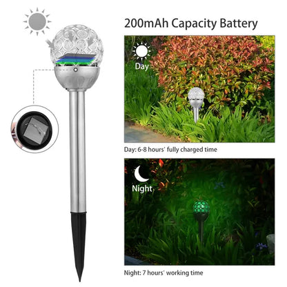 Solarek 3 Pcs Outdoor Solar Lights IP44 Waterproof Ball RGB Light Garden Decor Lamp Landscape Christmas - view 5