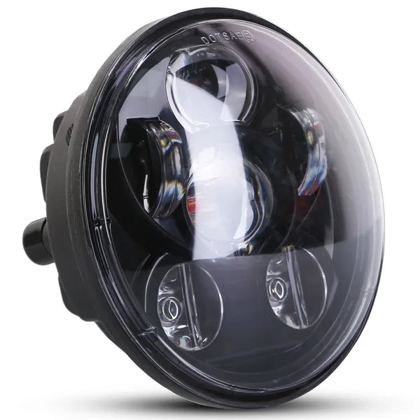 5.75In LED Headlight Motorcycle Projector Headlamp Fit For Harley Dyna Sportster Iron 883 Street Rod Street Bob Softail