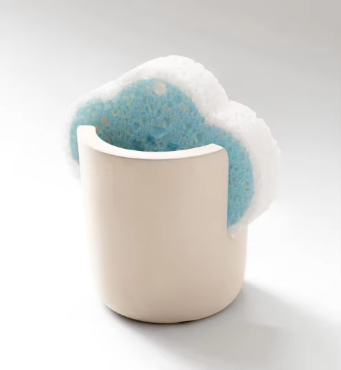 Diatom Mud Sponge Rack Kitchen & Bathroom Sink Caddy For Sponges Scrubbers - view 4