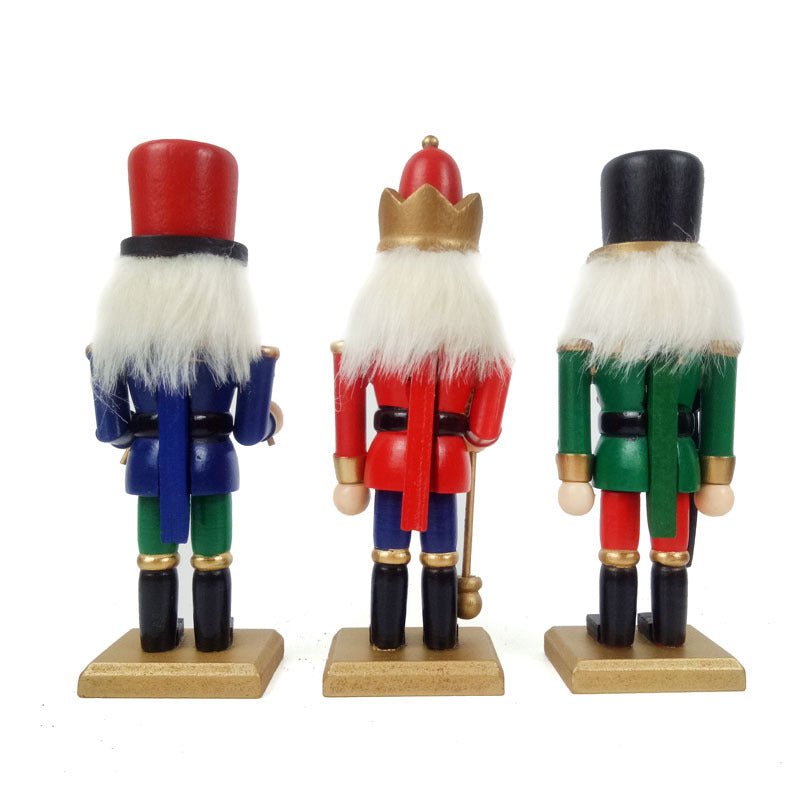 Wooden Nutcracker Puppet Soldier Ornaments - view 5