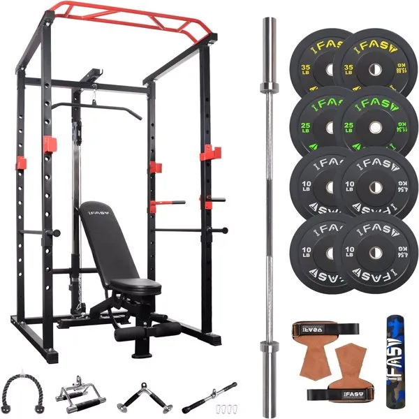 Home Gym Sets Multi-functional Power Cage,Home Adjustable Pullup Squat Rack - view 4