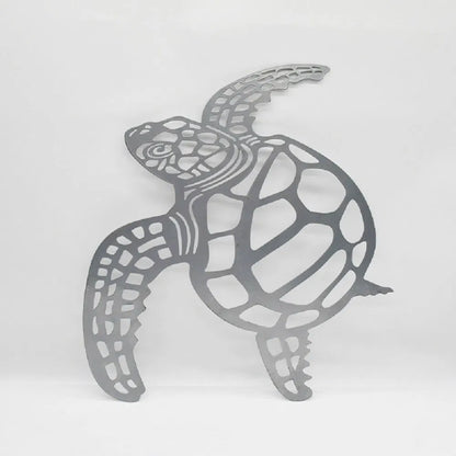 Hollow-Out Sea Turtle iron Wall Art Coastal Decor for Living Room Bedroom - view 5