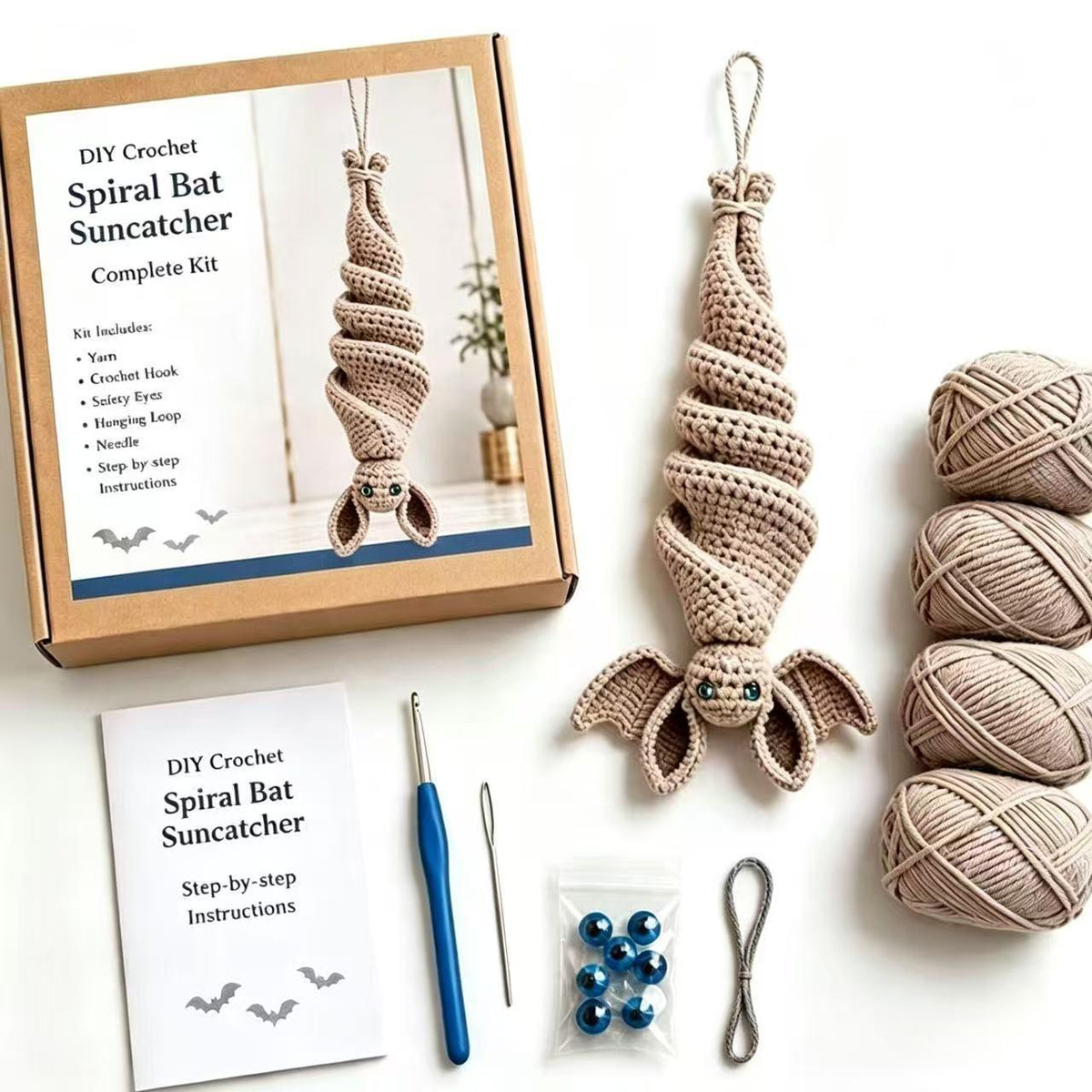 Halloween Crochet Bat DIY Kit - view 8