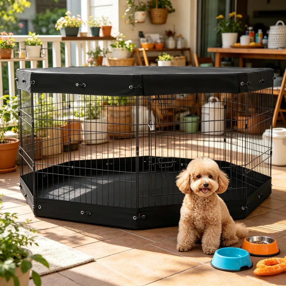 Dog House with Space-Saving for Outdoor - view 5