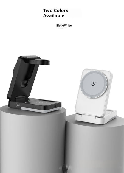 Foldable Portable 3-in-1 Wireless Charger - view 2