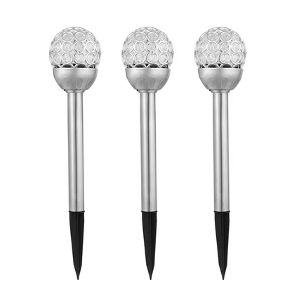 Solarek 3 Pcs Outdoor Solar Lights IP44 Waterproof Ball RGB Light Garden Decor Lamp Landscape Christmas - view 3