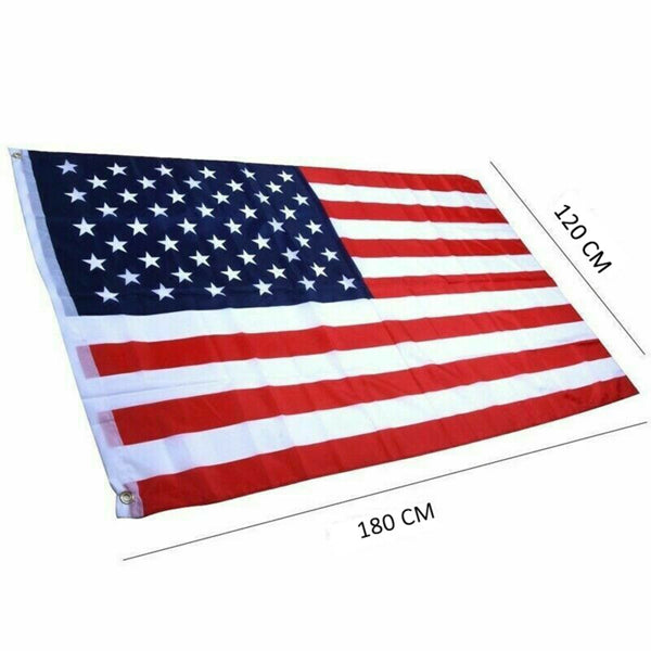 4pcs 4X6FT 120 x 180cm American Flag USA Flag Printed Nylon Flag National Flag W/Brass Grommets Courtyard Decoration - view 3