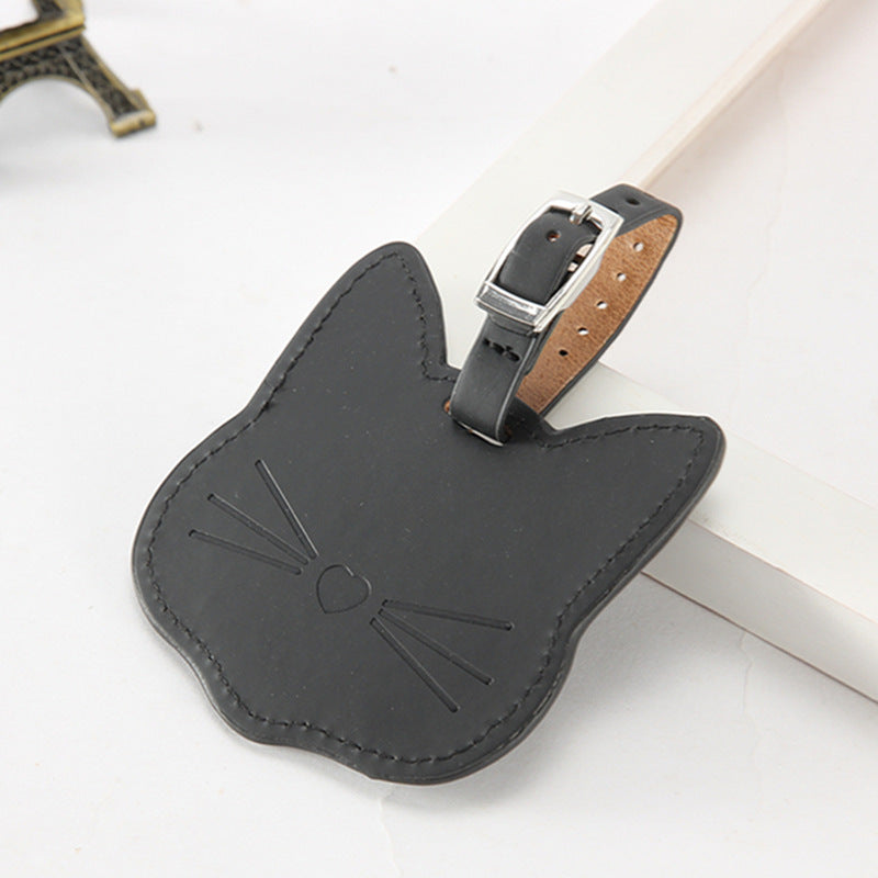 Creative Leather Luggage Tags Suitcase Hangtags - view 6