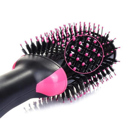 Multifunctional Hair Dryer Hot Air Brush Style Women Hair Straightener Curler One Step Electric Blow Dryer Brush - view 7