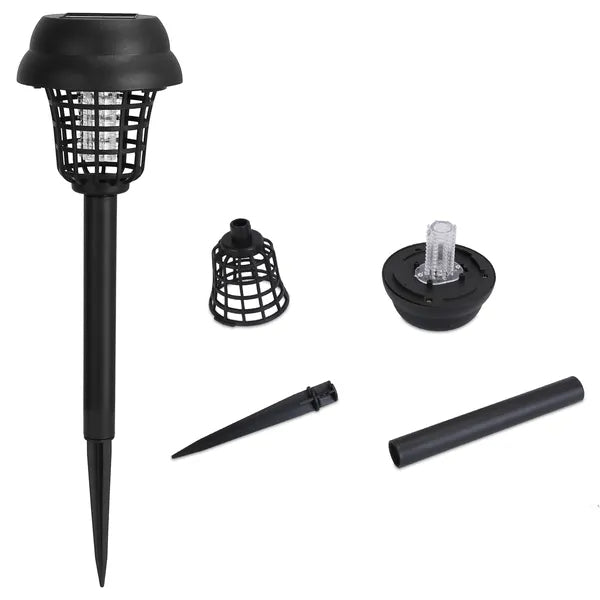 4 Pack Solar Powered Mosquito Zapper Outdoor Insect Killer Torch Waterproof Bug Zapper With UV Light White Light - view 5