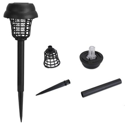 4 Pack Solar Powered Mosquito Zapper Outdoor Insect Killer Torch Waterproof Bug Zapper With UV Light White Light - view 5