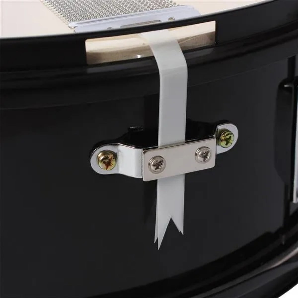 14 X 5.5 Inches Professional Marching Snare Drum & Drum Stick & Strap & Wrench Kit Black - view 2