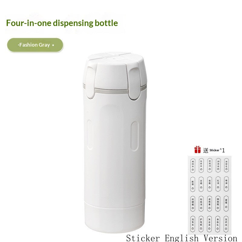 4 In 1 Travel Dispenser Portable Travel Bottles Leak Proof Leakproof Travel Container For Perfume Shampoo Conditioner - view 8