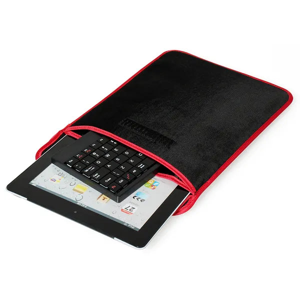 Tablet PC Sleeve Bag Case Stand For Tablet Under 10in With USB Mini Keyboard Two Layer Pockets - view 3