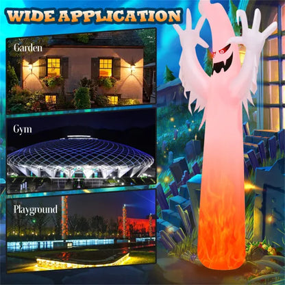 12 Feet Halloween Inflatable Decoration With Built - view 7