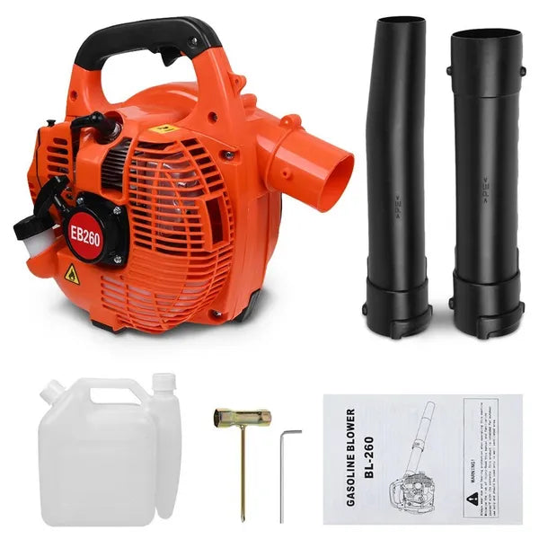 26cc 2-Stroke Gas Leaf Blower, Handheld Petrol Garden Blower, Vacuum Sweeper - view 4
