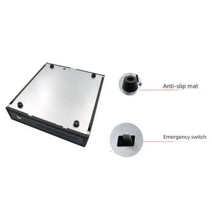 Electrically Opening Cash Drawer, Space-Saving Money Drawer With Coin & Banknote Tray - view 2