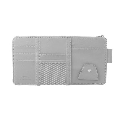 Car Auto Sun Visor Point Pocket Organizer Pouch Bag Card Glasses Storage Holder Car-Styling IC Card Holder Sunshade Bag - view 4
