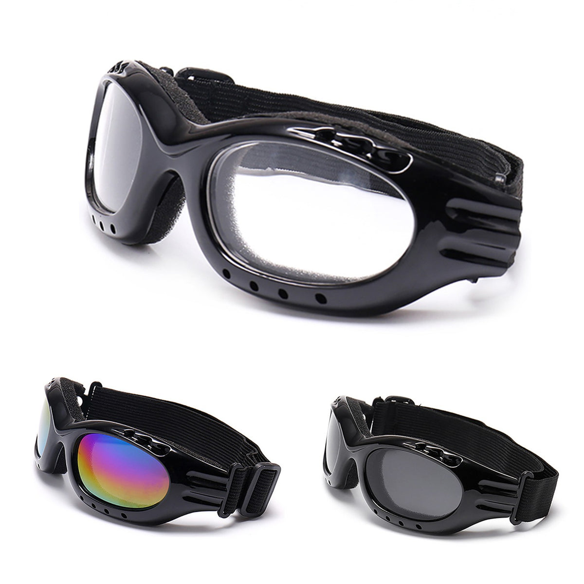 Cycling Sunglasses Motorcycle Sports Biker Riding Skiing Goggles UVA & UVB Protection - view 3