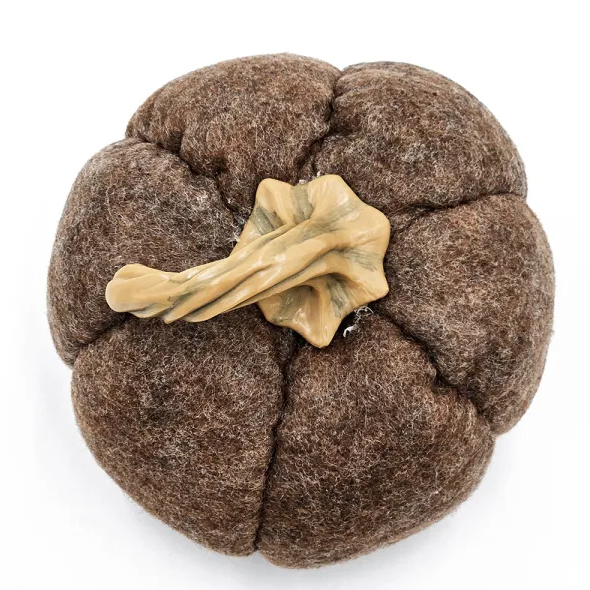 Set Of 3, 8.3x8.3x5.5 Brown Pumpkin, Pumpkin Ornament Decor For Holiday Harvest Festival Fall Festival Thanksgiving - view 6