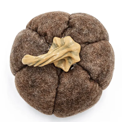 Set Of 3, 8.3x8.3x5.5 Brown Pumpkin, Pumpkin Ornament Decor For Holiday Harvest Festival Fall Festival Thanksgiving - view 6