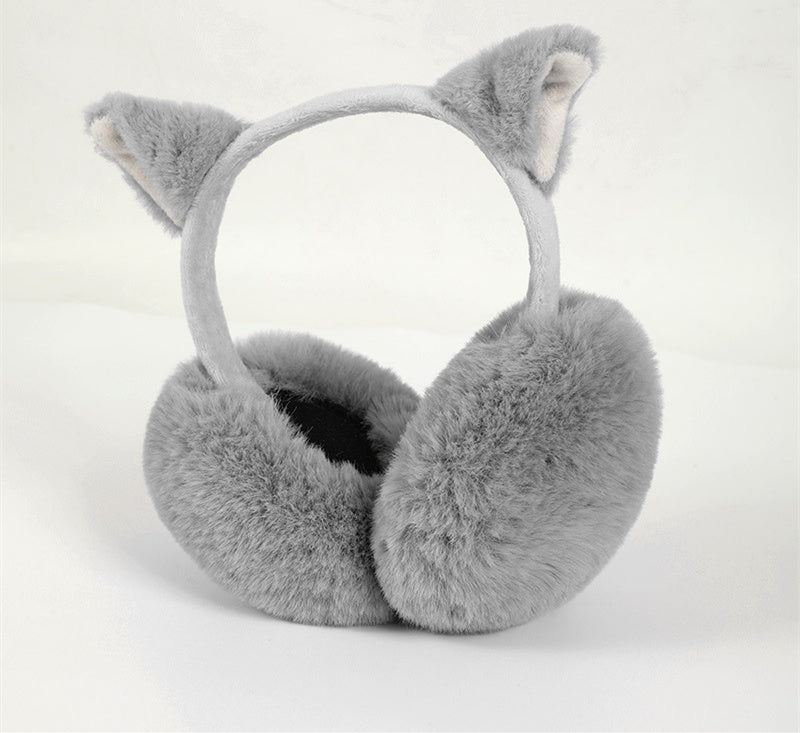Winter Thickened Earmuffs To Keep Warm Plush Windproof Earmuffs - view 9