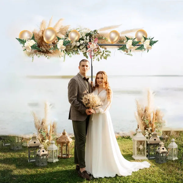 6.5×8.5FT T-Shape Photo Video Backdrop Stand Heavy Duty Background Stand Adjustable Photography Backdrop Stand With