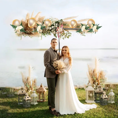 6.5×8.5FT T-Shape Photo Video Backdrop Stand Heavy Duty Background Stand Adjustable Photography Backdrop Stand With