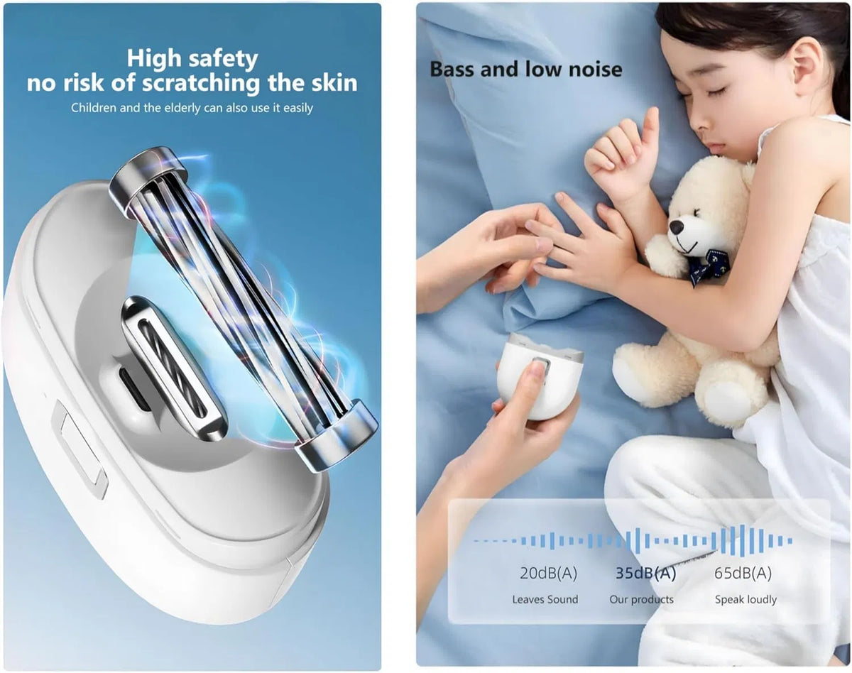 Safety Electric Nail Clipper Automatic Thick Nails Trimmer Professional Tool US - view 7